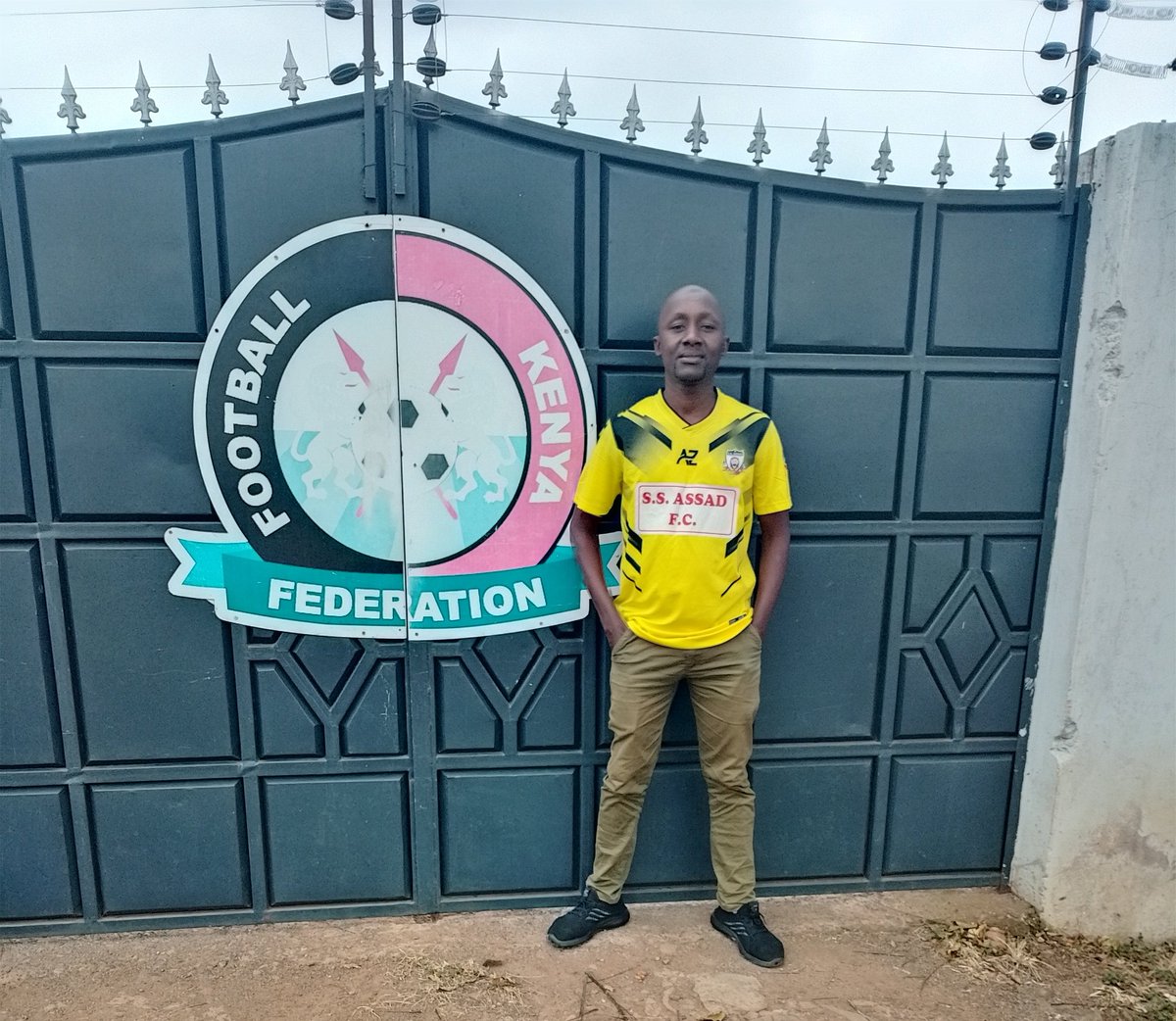 Ready and determined to represent 𝐒𝐒 𝐀𝐒𝐒𝐀𝐃 𝐅𝐂 at today's meeting at the 𝐅𝐨𝐨𝐭𝐛𝐚𝐥𝐥 𝐊𝐞𝐧𝐲𝐚 𝐅𝐞𝐝𝐞𝐫𝐚𝐭𝐢𝐨𝐧 (𝐅𝐊𝐅) 𝐇𝐞𝐚𝐝𝐪𝐮𝐚𝐫𝐭𝐞𝐫𝐬 in Kasarani, Nairobi.