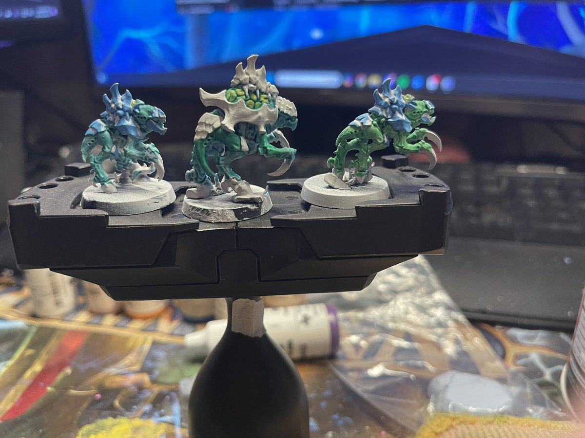 Gilernil's tweet photo. I call this my Tyranid dance
And they dance dance dance
And they dance dance dance

Hive Fleet Seasons (Spring) 
#warhammer40k #WarhammerCommunity #warhammer #tyranids https://t.co/ckOUfKWTXv