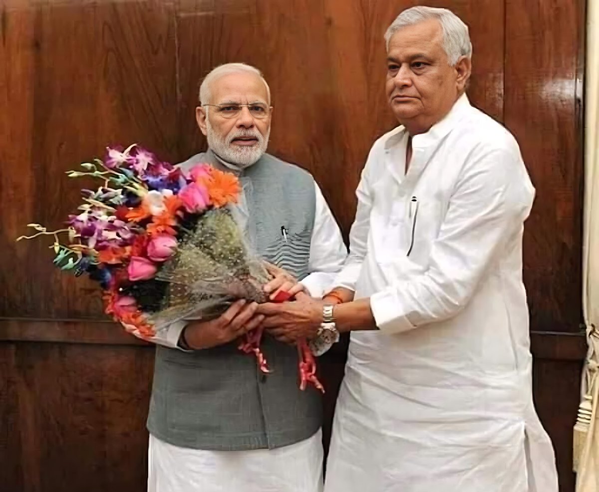 DrKirodilalBJP's tweet photo. प्रधानमंत्री श्री @narendramodi जी को जन्मदिन पर परमात्मीय शुभकामनाएं। सेवा व समर्पण से युक्त महान् कर्मयोगी के रूप में अहर्निश माता भारती के आराधन में संपृक्त आप कोटि-कोटि भारतीयों के प्रेरणापुंज हैं। आरोग्यमायुष्यं चास्तु इति भगवन्तं श्रीरघुनन्दनं प्रार्थये। #HappyBdayModiji https://t.co/8l2nqn4nCV