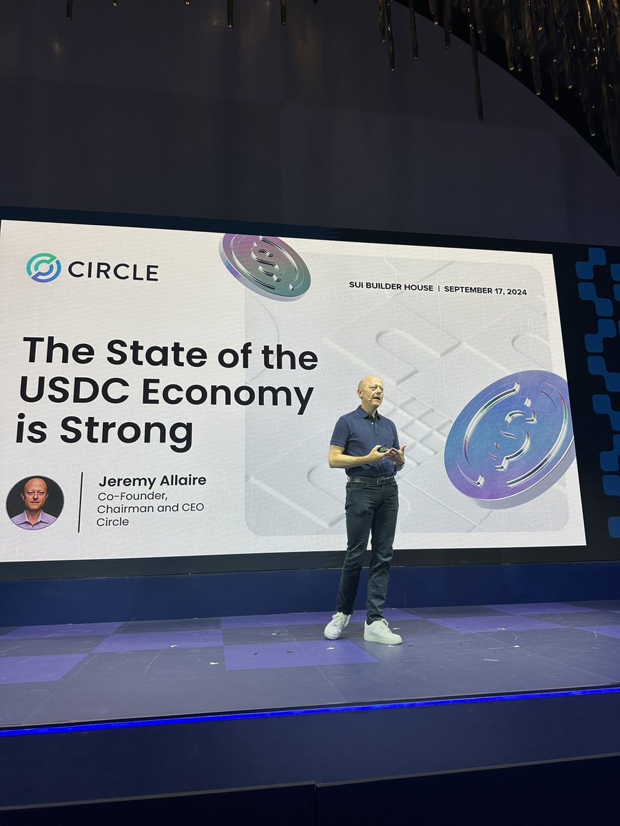 Circle announcing native USDC on $SUI. Expecting another big announcement  soon that may bring a HUGE retail brand into $SUI.