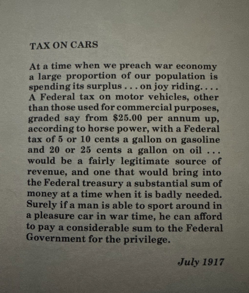 chase_the_high0's tweet photo. Tax on Gas - July 1917 https://t.co/0u0kbTV3QC