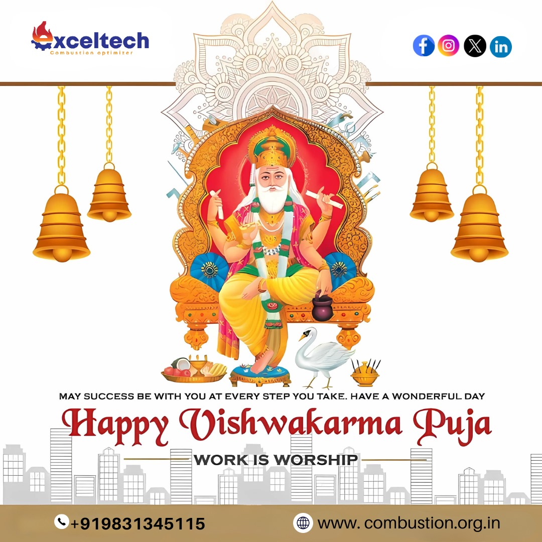 exceltechpvtltd's tweet image. 🙏 Celebrating Lord Vishwakarma, the divine creator! Wishing everyone success and growth on this special day. Let's remember, work is worship. 🌟
Happy Vishwakarma Puja! ✨
#VishwakarmaPuja #WorkIsWorship #Success #exceltechpvtltd
combustion.org.in
