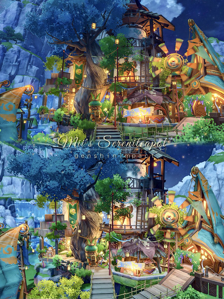 mii__na31's tweet image. 塵歌壺
𖦞𖤣𖥧懸木のツリーハウス𖠿𖥧𖤥

懸木の民モチーフのツリーハウスです𖠿

今週末に壺の見学会を予定してます
ぜひ遊びに来てください✨

#塵歌壺 #sereniteapot #キィニチ