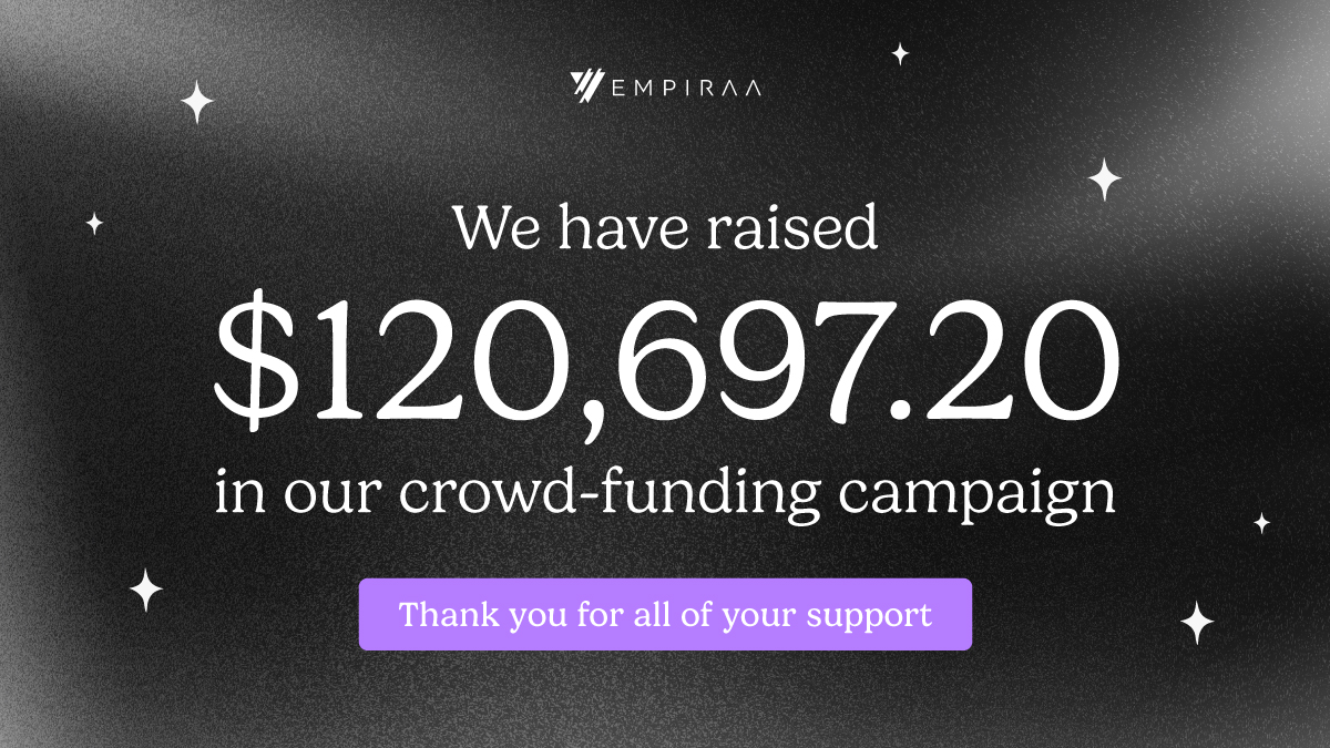 We raised $120,697!🔥

Our Birchal campaign has officially come to a close. Thank you to everyone for all their support and a big welcome to our new shareholders 💜