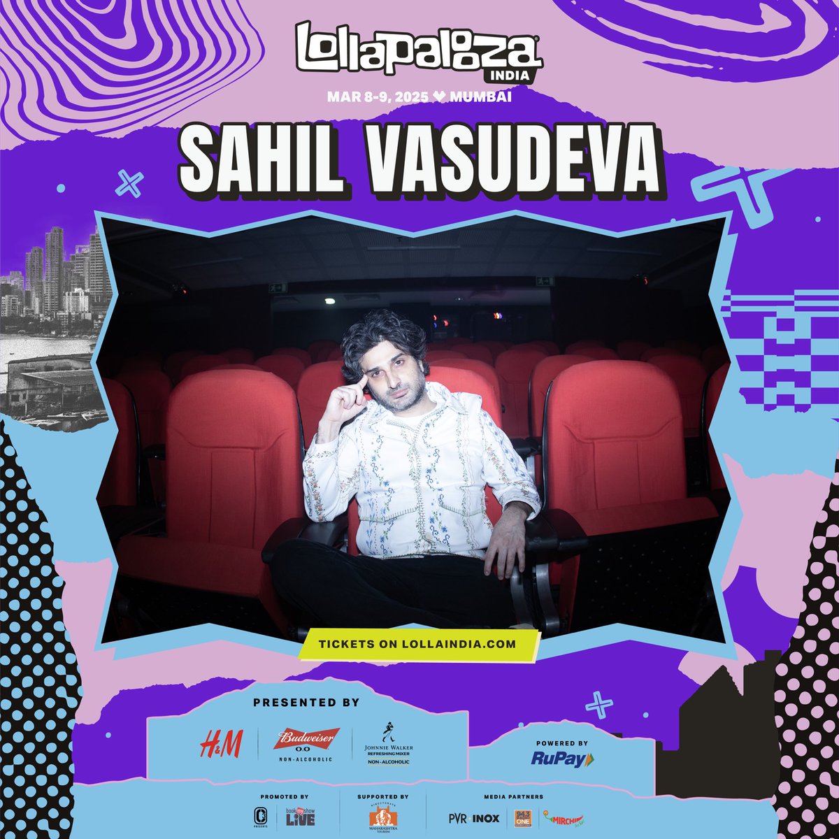 Known for his evocative compositions, Sahil Vasudeva is a genius at the piano &amp; brings a breath of fresh to every performance. Weaving in astounding arrangements, this is going to be a one-of-a-kind music experience at Lolla India. 

Tickets on lollaindia.com