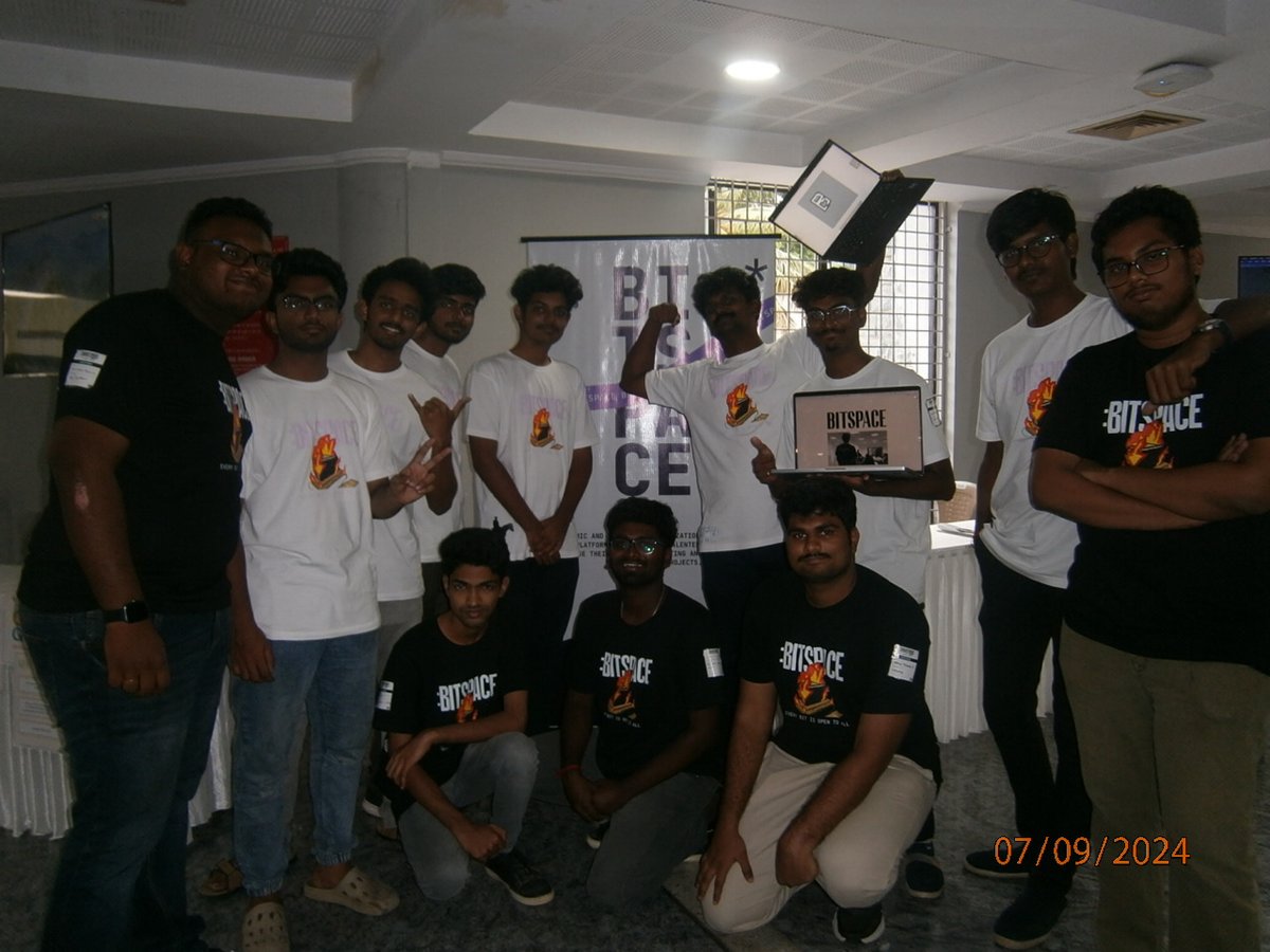 bitspaceorg's tweet photo. We had an amazing time at #IndiaFOSS! 🚀 Our team, :bitspace, showcased ZIDE (winner of #FOSSHACK24 🏆), surface, and mdcraft while engaging with the inspiring open-source community. 🌍

Big shoutout to @FOSSUnited! Excited to keep contributing to the open-source ecosystem! ✨ https://t.co/8Hn6ecqrIO