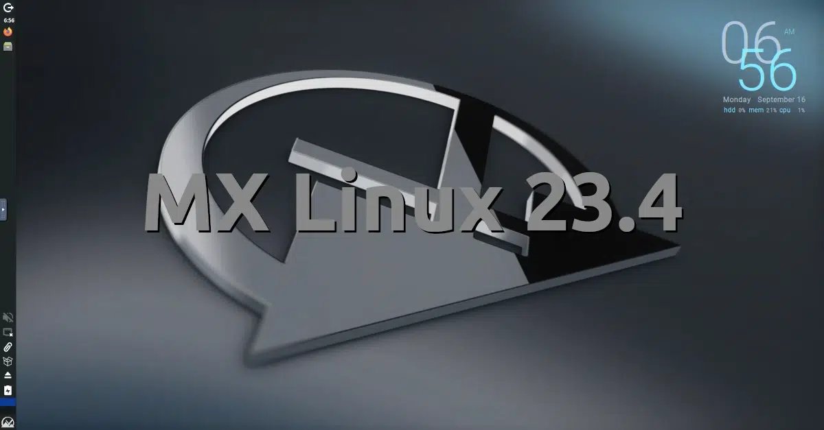 zonalinux's tweet image. MX Linux 23.4 llega con kernel Linux 6.10 y subiendo la base a la de Debian 12.7 linuxadictos.com/mx-linux-23-4-…