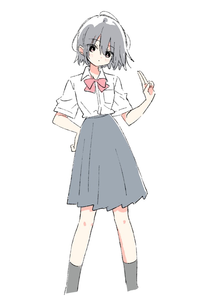 ベジータ「ピースの形がベジータみたいな女の子 」|まつだひかりのイラスト
