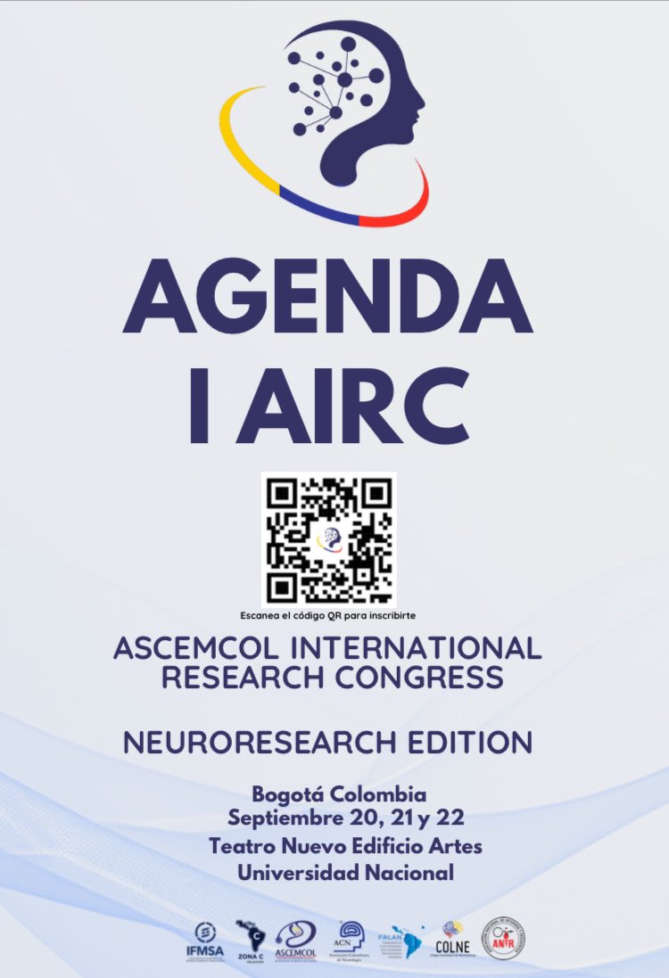 MarthaMilenaSi2's tweet photo. Encantada de dialogar en 1er @ASCEMCOL International Research Congress #Neuroresearch Edition en @UNALOficial #Bogotá sobre Experiencia con la Medicación #MedsExperience @SEDOF_ORG en personas con #dolor 🔜 Nos vemos este viernes! Aún te puedes inscribir: https://t.co/svqV6AGh3q https://t.co/uJZpCeanzf