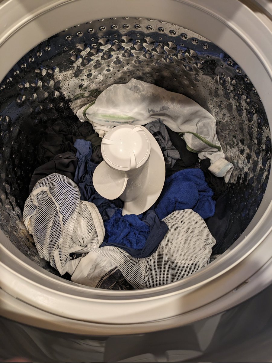 crlyhrwildcat's tweet photo. @LGUSSupport washer delivered Wednesday and it doesn't fill it up with enough water. First pic is normal, second is on deep fill, still not enough water. Shouldn't have to use deep fill for a less than half load. How to get it to fill up with enough water and not ruin my clothes? https://t.co/of3Y5aubRr
