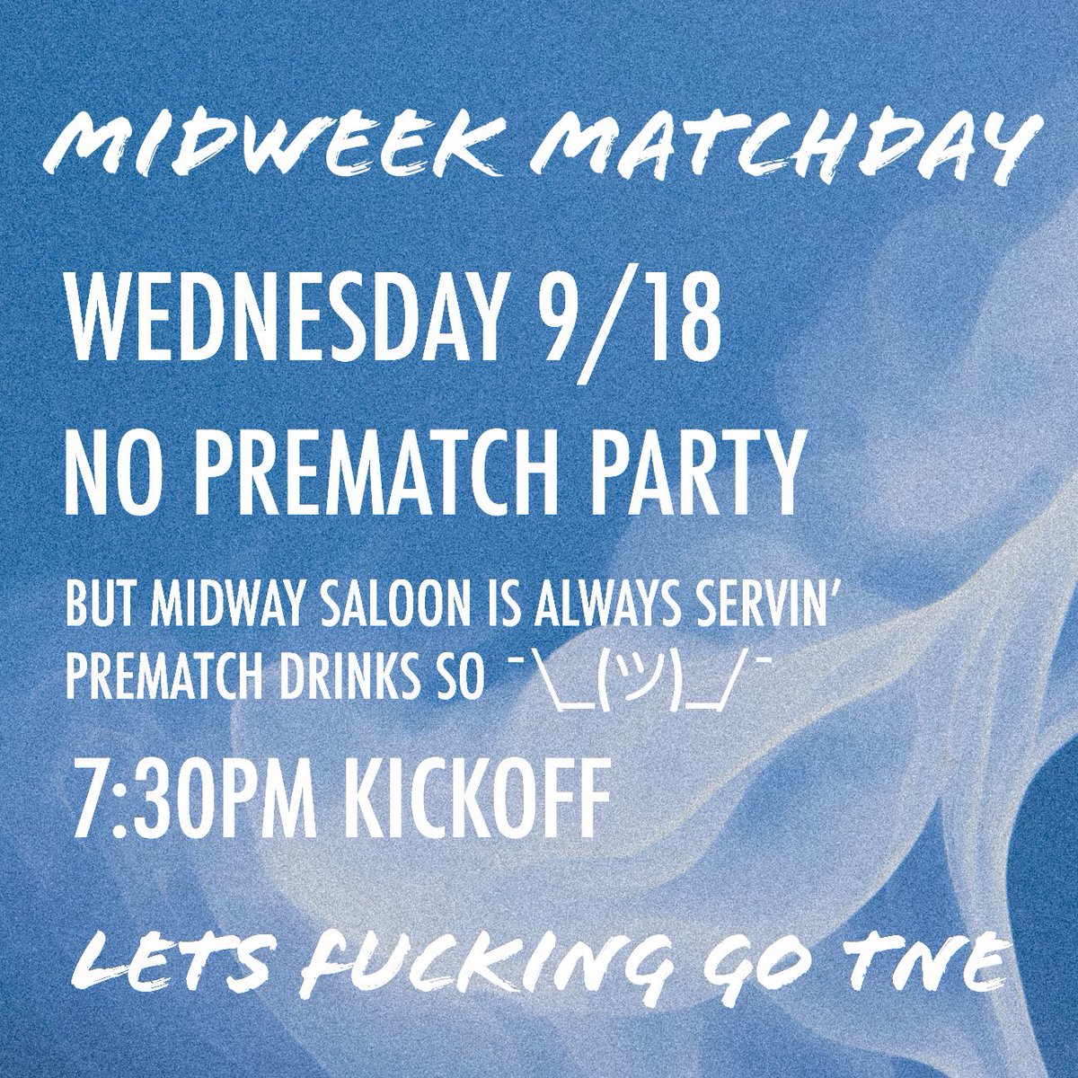 See y’all Wednesday at Allianz ✌️
#LFGTNE