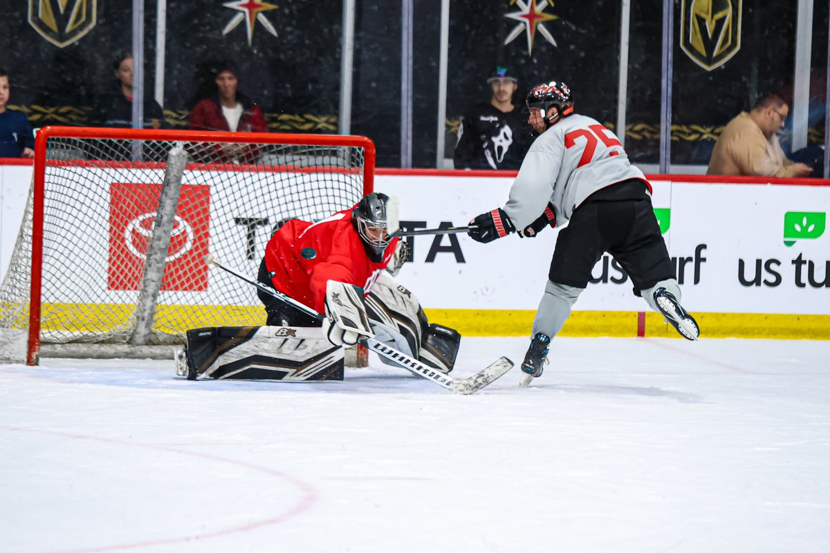 UNLVRebelHockey's tweet photo. The gang’s all here. 

Missed our Scarlet &amp; Gray game? Click the link below for the full recap 🤝 

https://t.co/xKCCaYPIHu https://t.co/TstDGgr2Rc