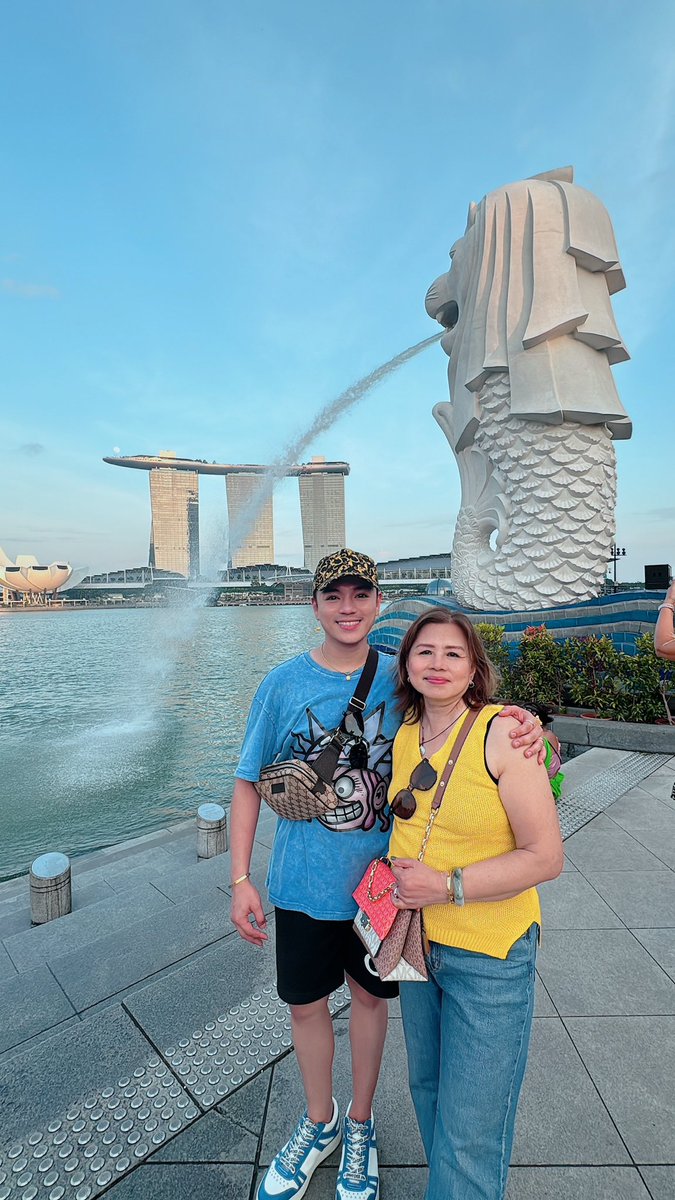 WBenzon's tweet photo. I love you Mama!! #mamasboy #motherandson #vacation #september2024 #merlion #sunflower #mbs #marinabaysands #crowneplaza #pokemon #chanel #louisvuitton #mk ##gucci #mymom #iloveyou #bestmonintheworld https://t.co/TAfM9J82Sf