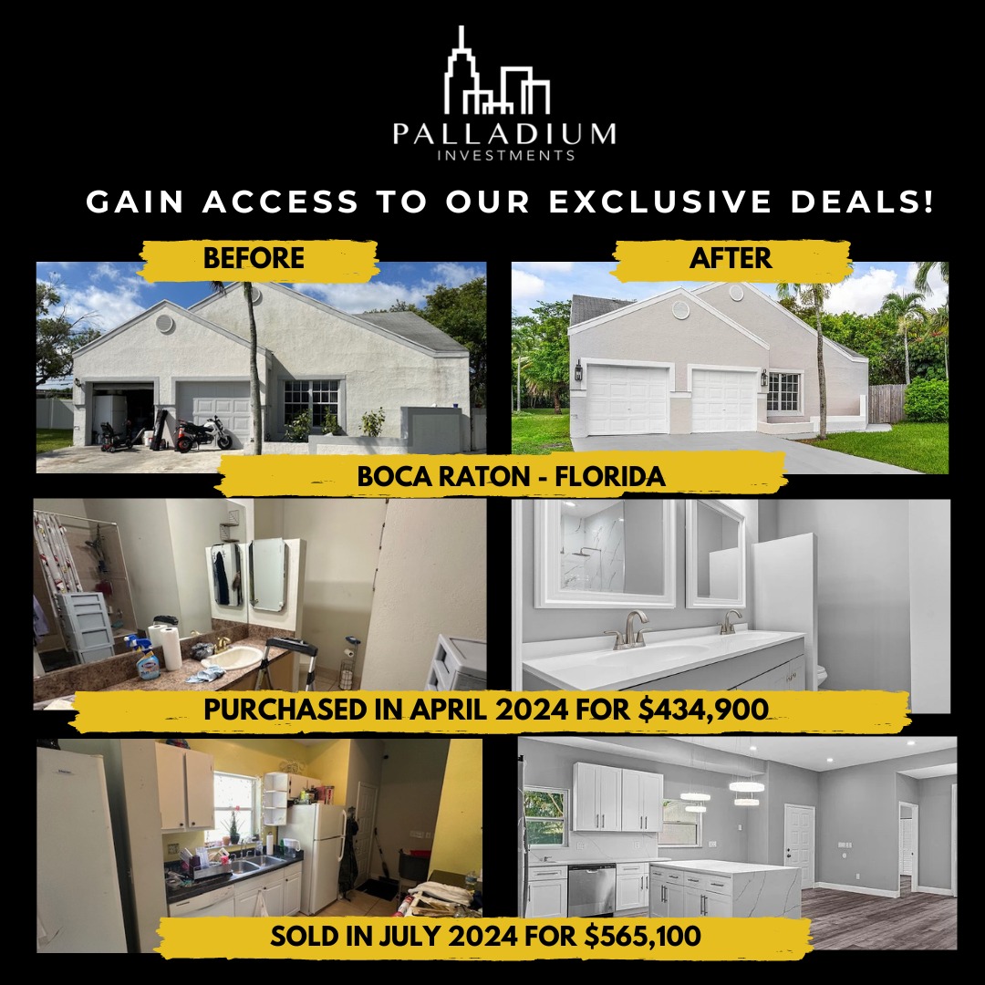 PalladiumInc's tweet image. Gain access to exclusive deals like this one! Contact one of our agents to get started! (888) 414-0178

#FixAndFlip #BeforeAndAfter #PropertyTransformation #RealEstateInvesting #PalladiumInvestments #HomeRenovation #InvestmentSuccess #InvestorOpportunities #MaximizeReturns
