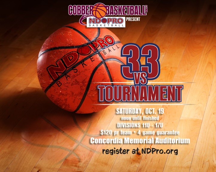NDChampTourney's tweet image. 3 v 3 is back. Sponsored by @CobberWbb 
Divisions for Girls and Boys grade 4 to 12
@DemonGBB @LEGACYGBB @CHSPatriotsGBB @MandanBravesGBB @MHDgirlsbball @SMCHSGBB @HoopsRebel @WendyLynnKohler