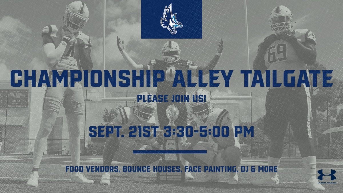 Keiser Football (@keiserfootball) on Twitter photo Come join us at 1st ever Championship Alley Tailgate this Saturday. We have only a few remaining tailgate spots available. If you are interested in reserving your spot please reach out to <a href="/KGueck7/">Kordell Gueck</a> & <a href="/hunter_wegs/">hunterwegs</a>. First come first serve basis. #GRIT #SeahawkFast🦅💨 Come join us at 1st ever Championship Alley Tailgate this Saturday. We have only a few remaining tailgate spots available. If you are interested in reserving your spot please reach out to <a href="/KGueck7/">Kordell Gueck</a> & <a href="/hunter_wegs/">hunterwegs</a>. First come first serve basis. #GRIT #SeahawkFast🦅💨