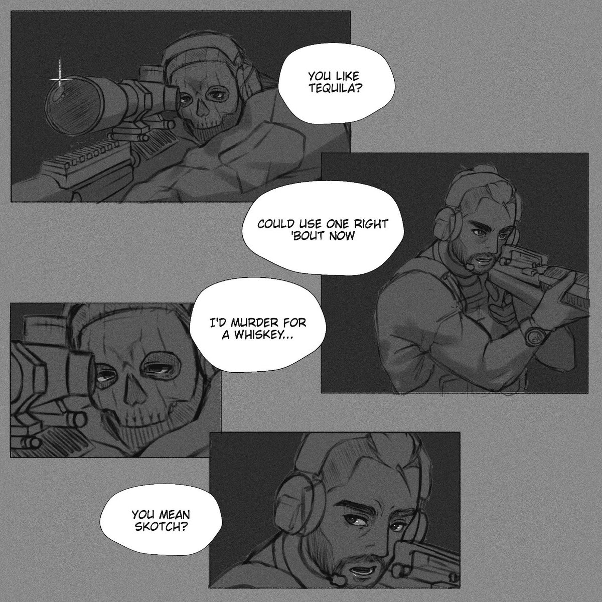_Ace_Draws_'s tweet image. I just kept thinking about it tbh

#CallOfDutyModernWarfare2 #GhostSoap #Ghost #Soap #GhostxSoap