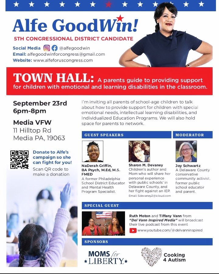 DrAlfeGoodwin's tweet image. @bob_crankovic  The incumbent #RepMGS has cancelled our scheduled debate.