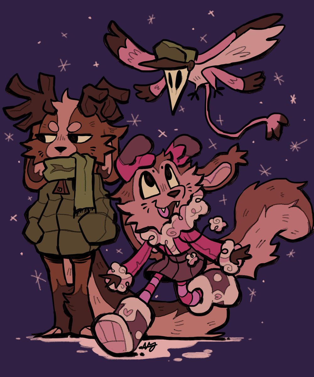 HauntNaught's tweet photo. oops i slipped and made a winter drawing early
#art #digitalart #characterdesign #oc https://t.co/uFIXS1oXXh