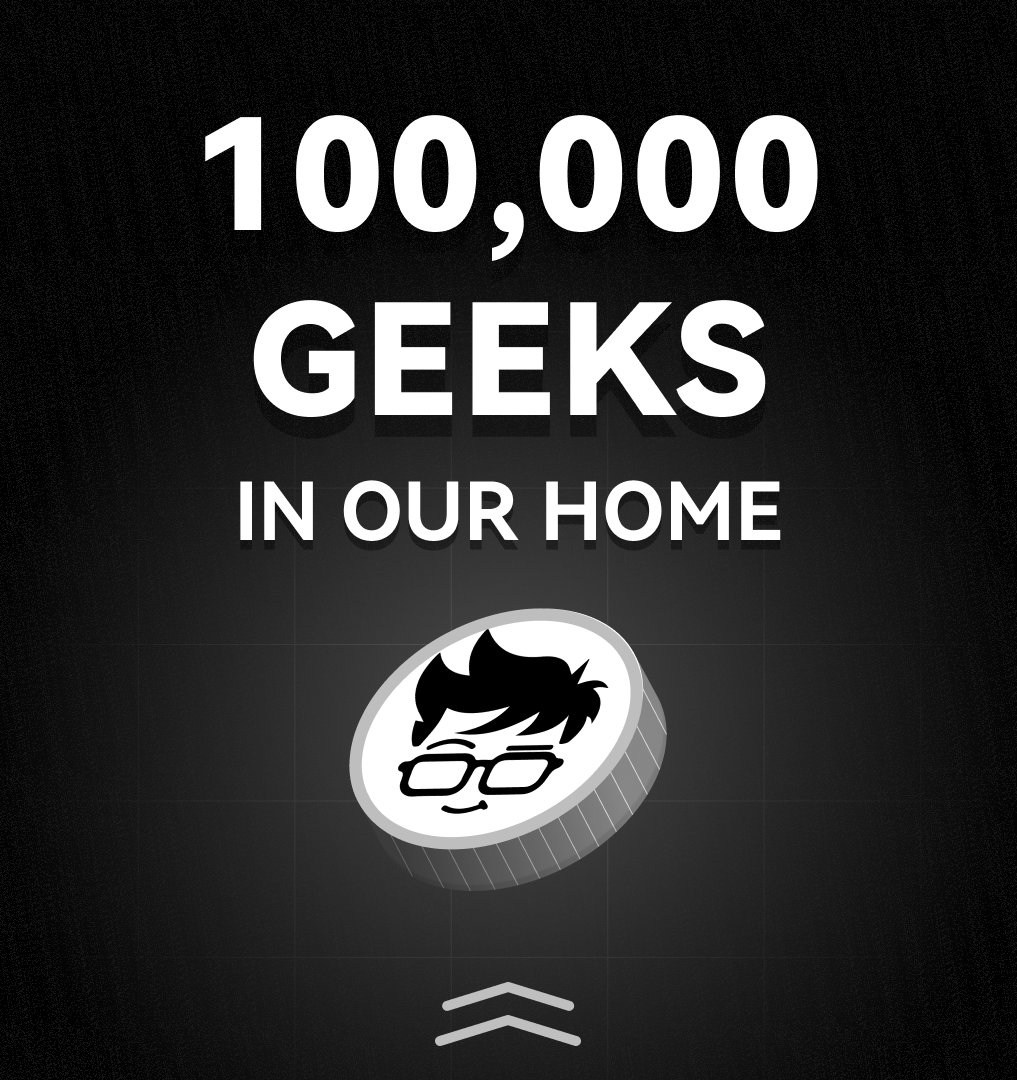 home_of_geeks's tweet image. #GEEKS Squad, Assemble! 

🤖 We&apos;ve officially hit 100,000 active users! 

A massive shoutout to our community for making this possible. Together, we&apos;re building something truly epic. 

🚀 Join $GEEKS: t.me/geeks_house_bo…

Let&apos;s make it weird together 🤓