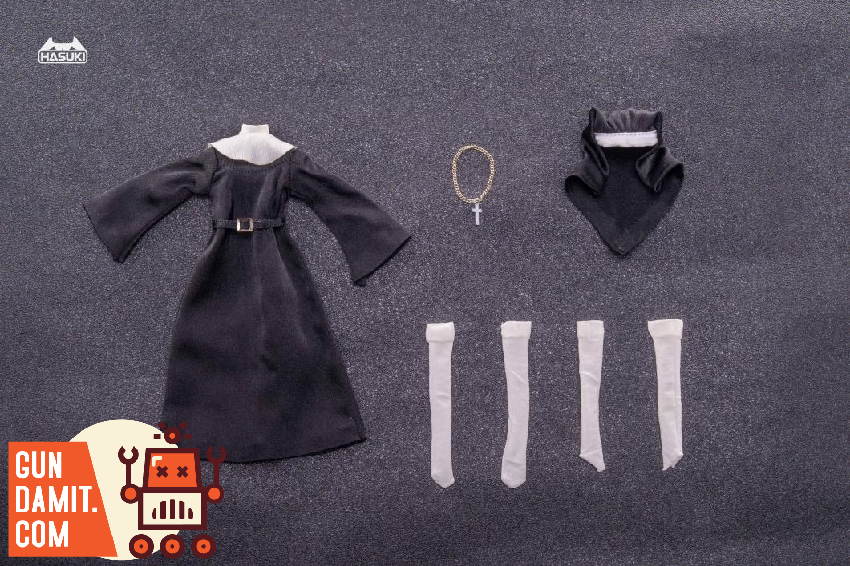 GundamitStore's tweet photo. [Pre-Order] HASUKI 1/12 Nun Uniform Mecha Girl Clothing Bag
Material: Fabric
Scale: 1/12
$19.99 Free Shipping
--------
👇links👇 
https://t.co/C1GHHoBkOR

＃HASUKICS018 ＃HASUKI ＃CS018 ＃NunUniformB 
＃actionfigure ＃modelkit ＃Gundamit ＃GD https://t.co/0kK2Kfypik