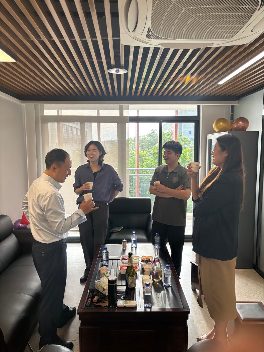 Jiankui_He's tweet photo. We opened a bottle of champagne to celebrate the success of our experiement, a gene editing treatment for permently lowering the cholesterol level in embryo stage. We have filed the international patent for this invention. https://t.co/w7az3gE9QU