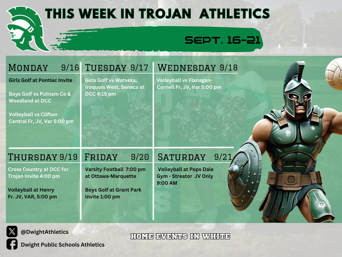 Come on out and see your Redbirds and Trojans in action.