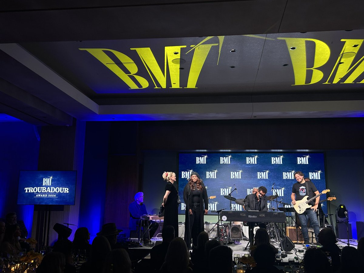 bmi's tweet photo. What an incredible evening of performances by @mollytuttle, #SamBush, #AJCroce, #BekkaBramlett and more at the 2024 #BMITroubadour Awards! 🤩🎶 https://t.co/QSR9STqCim
