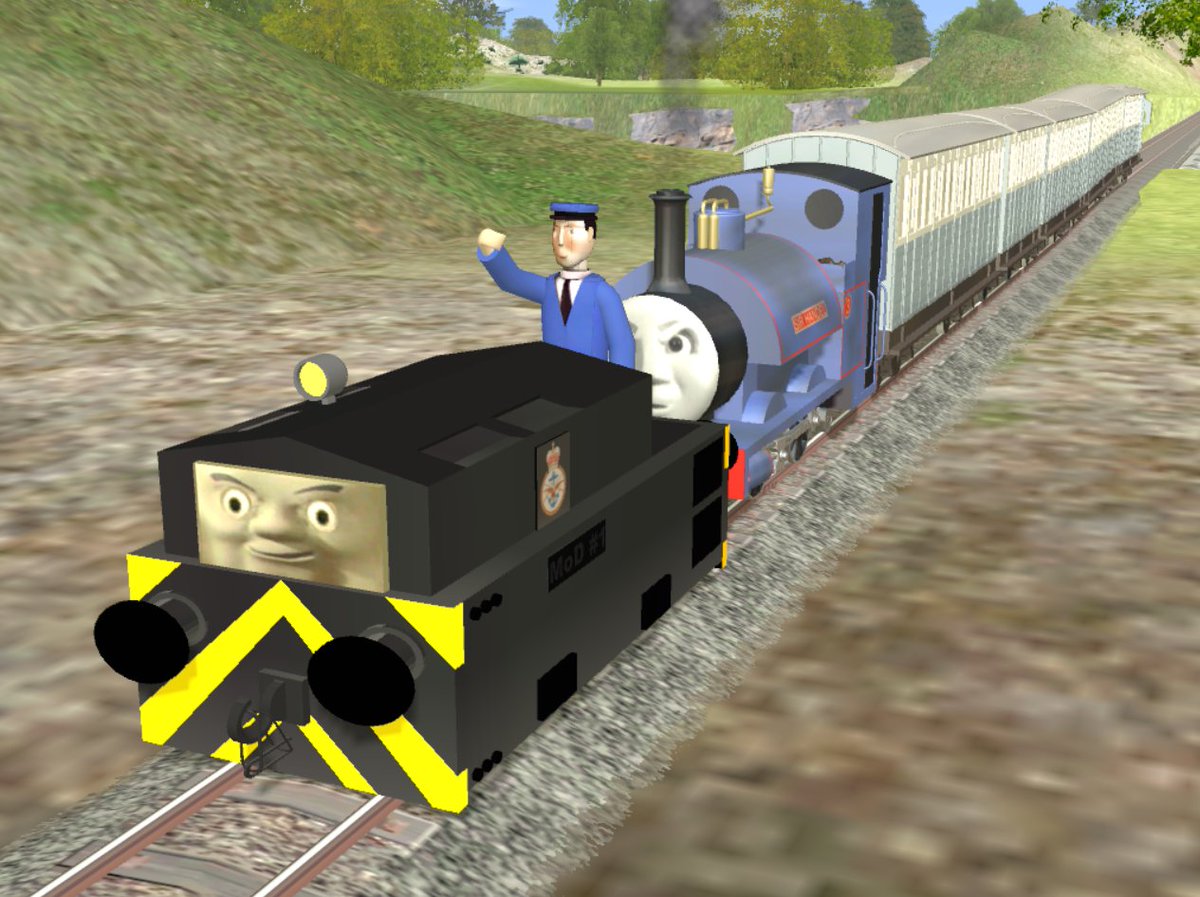 phoenixash49's tweet photo. Sir Handel's Helpful Friend https://t.co/M65dfJ9qEJ