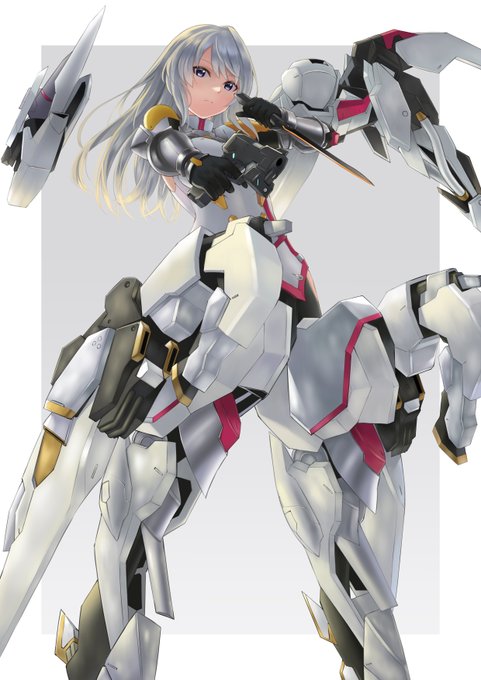 完成しました。会長さんのギアデザインがかっこいいですね。プラモ化したいっす～#紺堂地衛理生誕祭 #アリスギアお絵描き #アリスギアお絵かき 