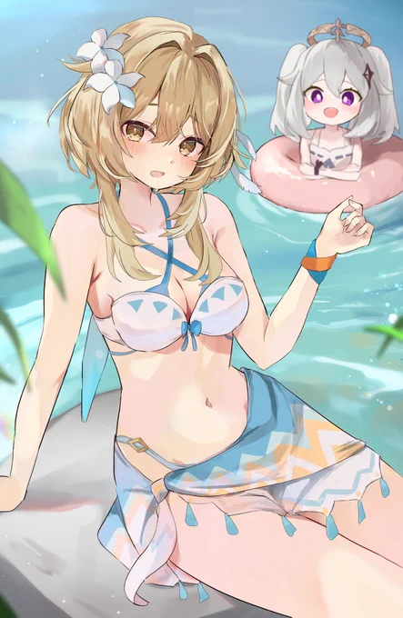 水着蛍ちゃん#原神  #GenshinImpact  #Lumine 