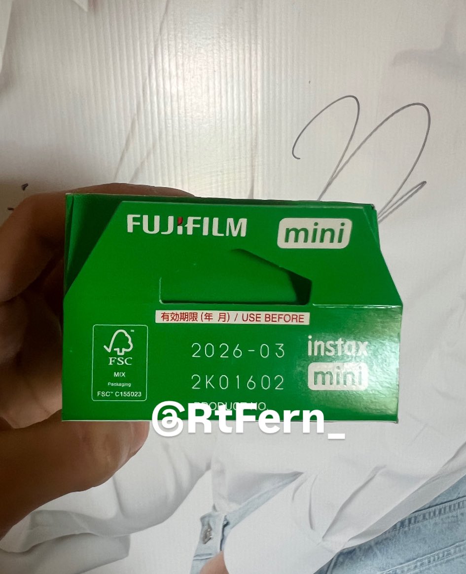 RtFern_'s tweet photo. (🙏🏻)
🎞️ ขายฟิล์ม 20 แผ่น
💵 430 บาท รวมส่งคับ
📍หมดอายุ 2026/03
#ฟิล์มโพลารอย #ฟิล์มinstax #instaxmini #fujifilm #ฟิล์มกล้อง #ฟิล์ม #mini9 #mini11 #mini12 #miniinstax https://t.co/njJa5GClYh