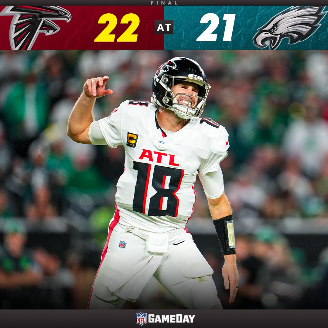 NFLGameDay's tweet image. PRIMETIME KIRKO 😱

#ATLvsPHI | @AtlantaFalcons | #RiseUp