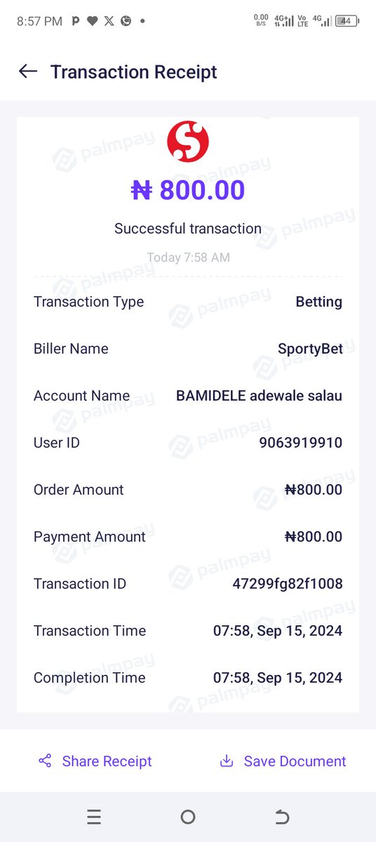 dsuperr's tweet photo. Hello, sporty...I have #600 and #800 respectively from palmpay..also #150 from keystone bank.  All three did not reflect since  weekend.
Palmpay ays I should reach out to my bet.
Help resolve this.
Thanks https://t.co/vSuTRqlTCZ
