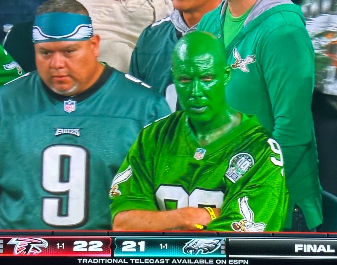 “I painted my face green for this shit?”
