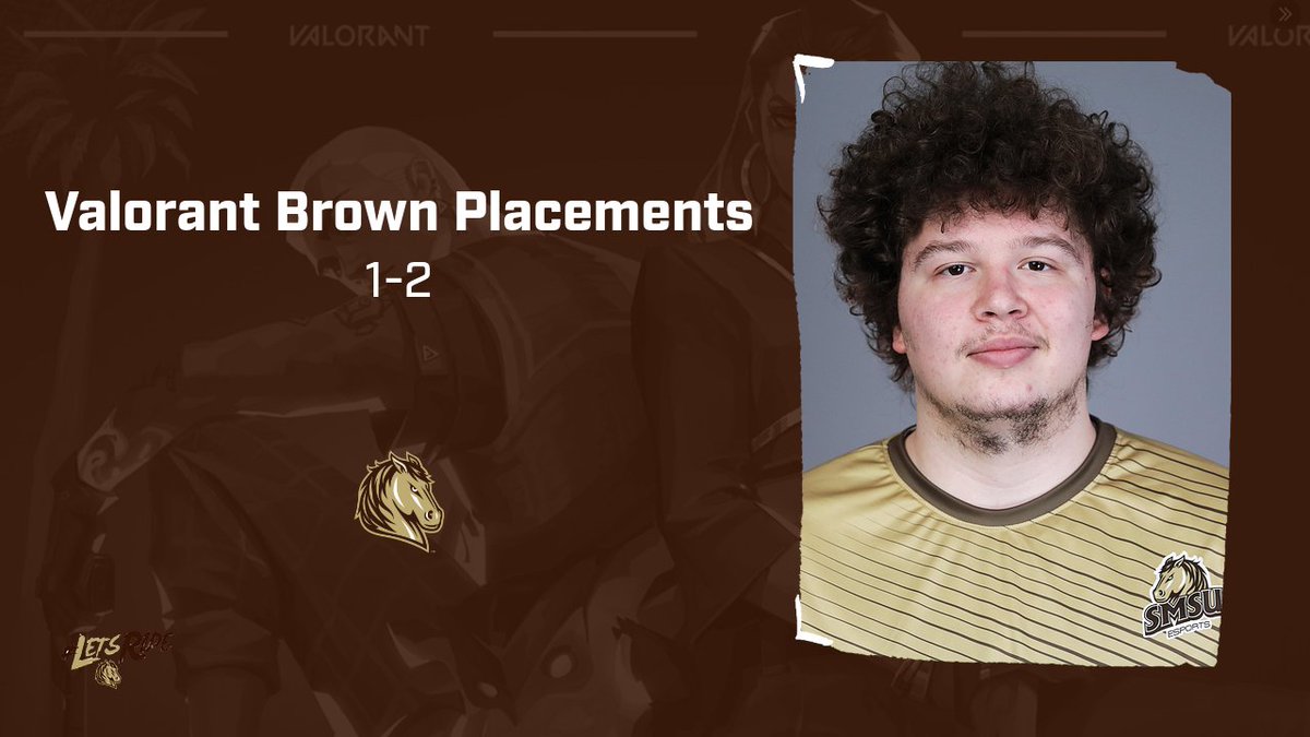 SMSU Valorant brown goes 1-2 in their placements