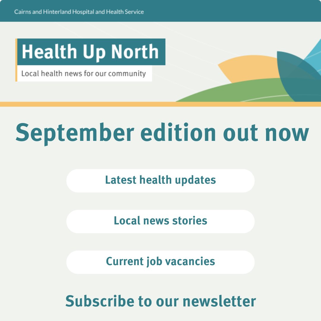 Our September Health Up North newsletter is out now! 
Read the latest health updates, local news stories and job vacancies. 

Read here: ow.ly/ZBVY50ToNVp

Subscribe here: ow.ly/ZlRn50RGF7O