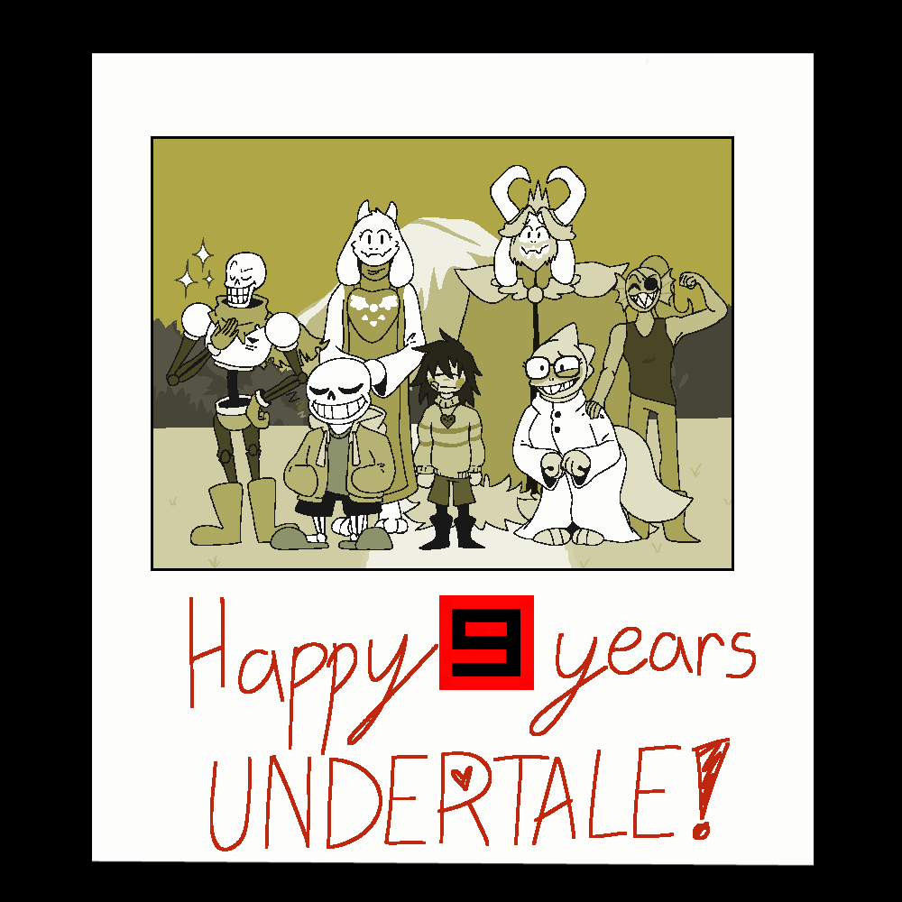 Happy 9th Birthday of Undertale!

#undertale #undertale9thAnniversary #Undertale9th