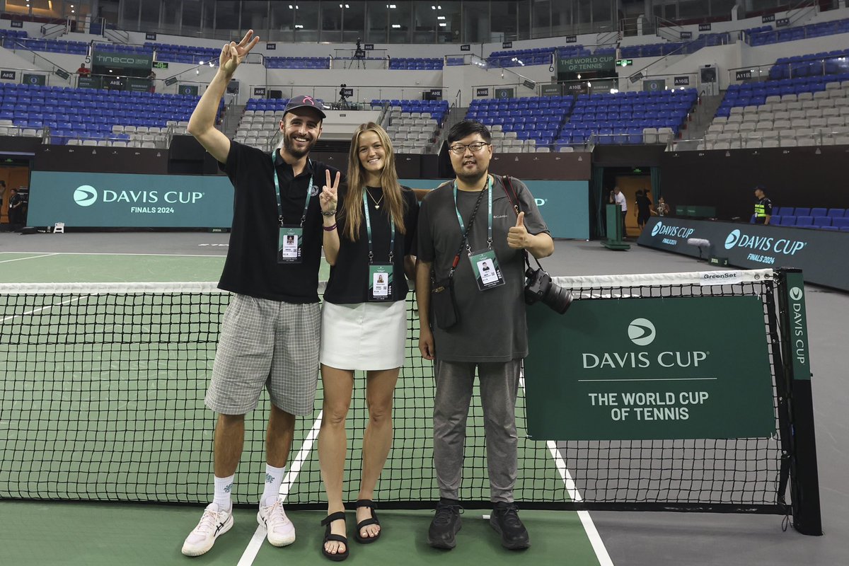 VictoriaBbb's tweet image. China for the Davis Cup Finals was fun - still love being part of the tennis world 🎾❤️