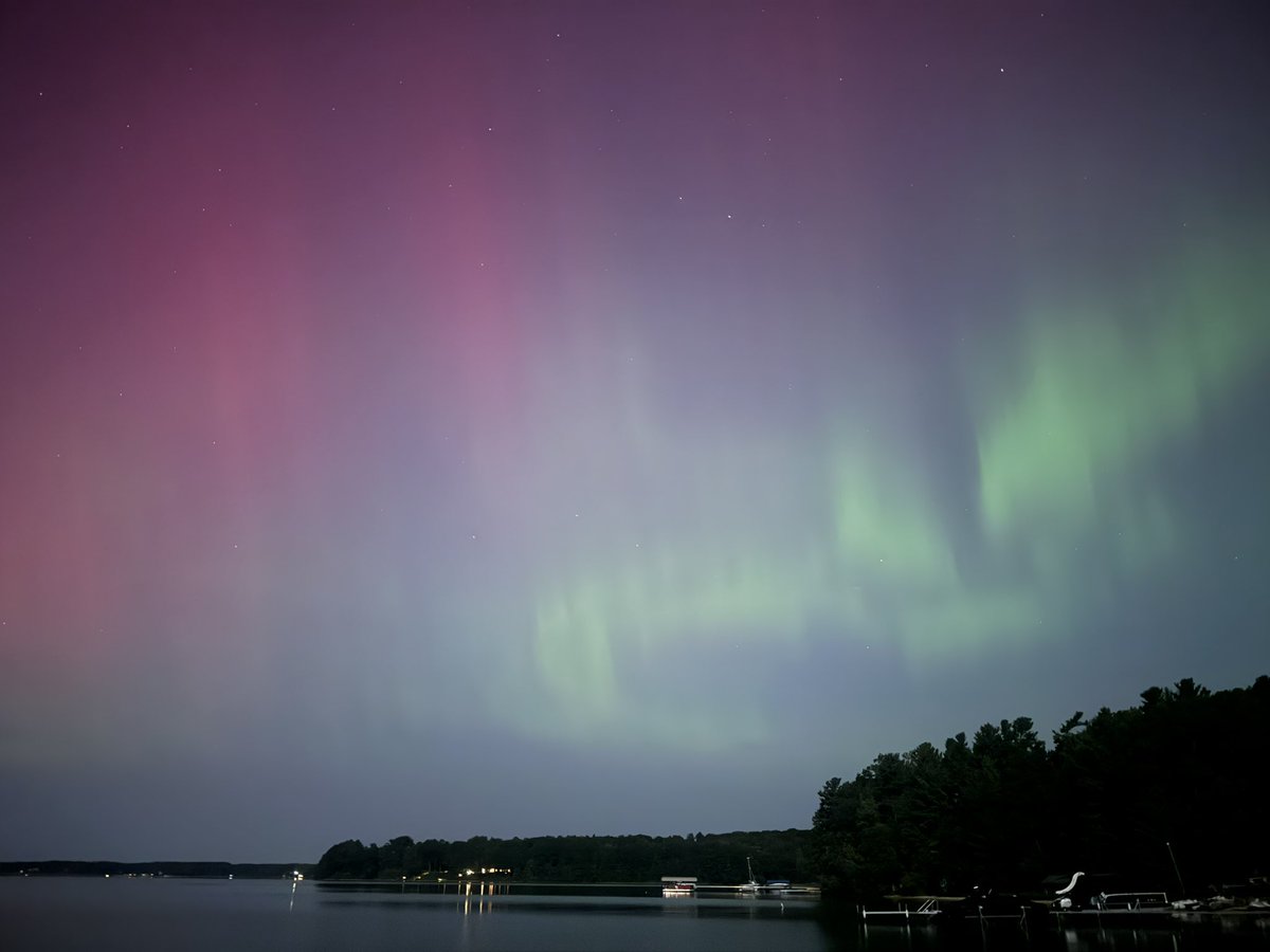 Northern Lights in Traverse City! All just taken with my iPhone because I sprinted out of my house too quickly :)
