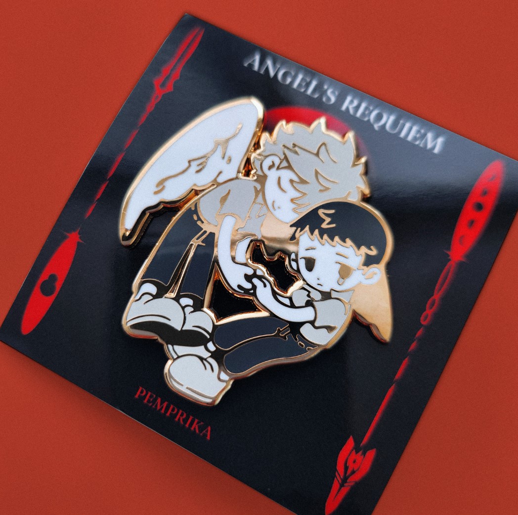 pemprika's tweet image. made a sad kawoshin pin👼🩸