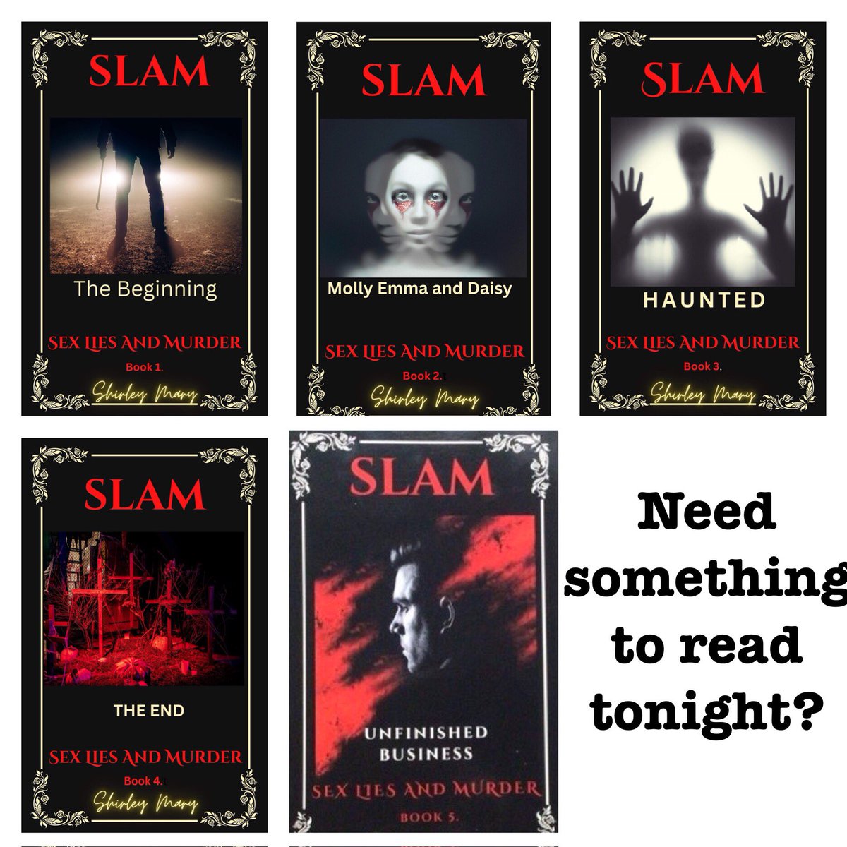 ShirleyMaryHall's tweet photo. Free to read on kindle unlimited
Murder Mystery’s with a twist in each story
 #SLAM #BooksWorthReading  #booksales #booklovers #booksales #twisted #cozy #suspensebooks # bookreviews
https://t.co/kML2kqSmqQ : Slam Shirley Mary https://t.co/bjkaqjgzdk