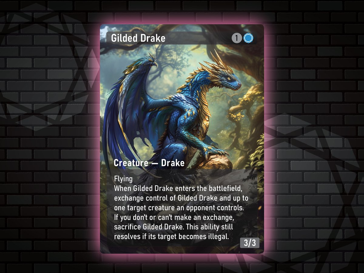 Check out this Gilded Drake custom art. Dance with the Dragons! https ...