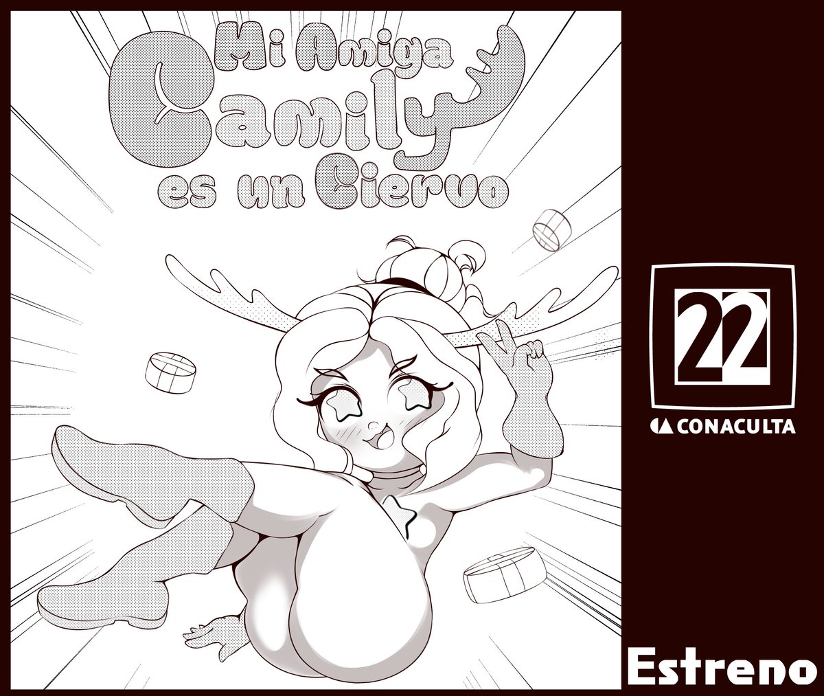 Onikma00's tweet photo. México: Canal 22 estrena hoy Mi amiga Camily es un ciervo
Sabados 10 PM https://t.co/bQiKtcDqcA
