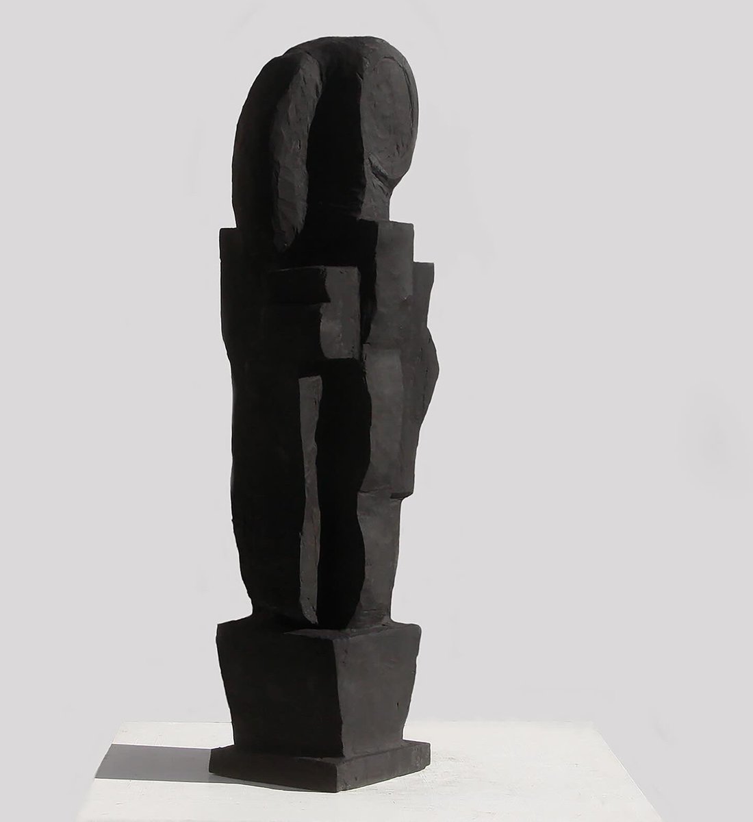 ryosukeyazaki's tweet photo. Daen Black has been sold. It left for London last week.

Daen Black / Ryosuke Yazaki 
2023
kusu Keyaki Hinoki tonoko kuro wax
W 7.4inch D 6.2inch H 27.3inch

#woodcarving
#London
#mblosangeles
#thefutureperfect
#whitneymuseumofamericanart 
#Lissongallery
#newmuseum
#daenblack https://t.co/hZejQjQhog