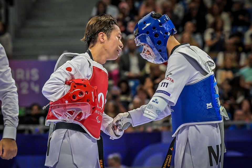 Para Taekwondo is about more than just winning—it's about respect, friendship, and unity. 🤝💪 Moments like these remind us what the sport truly stands for.

Para ti, Para mi, Para Taekwondo(For you, For me, For Taekwondo

#WorldTaekwondo #Taekwondo #ParaTaekwondo #Paris2024