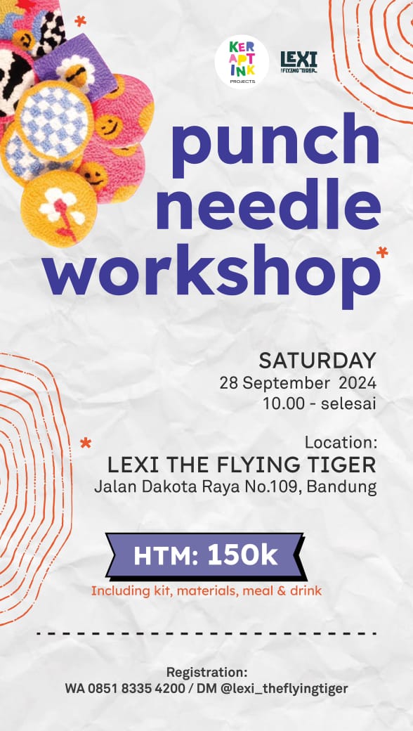 nonanchy's tweet photo. ayok kakak-kakak mari merapat #worksopbandung #punchneedle https://t.co/NP4LqBRGOp