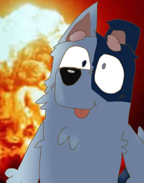 it's Rae-Rae at the pumpkin farm. Boomer's going crazy, and i don't know what to do! #Bluey