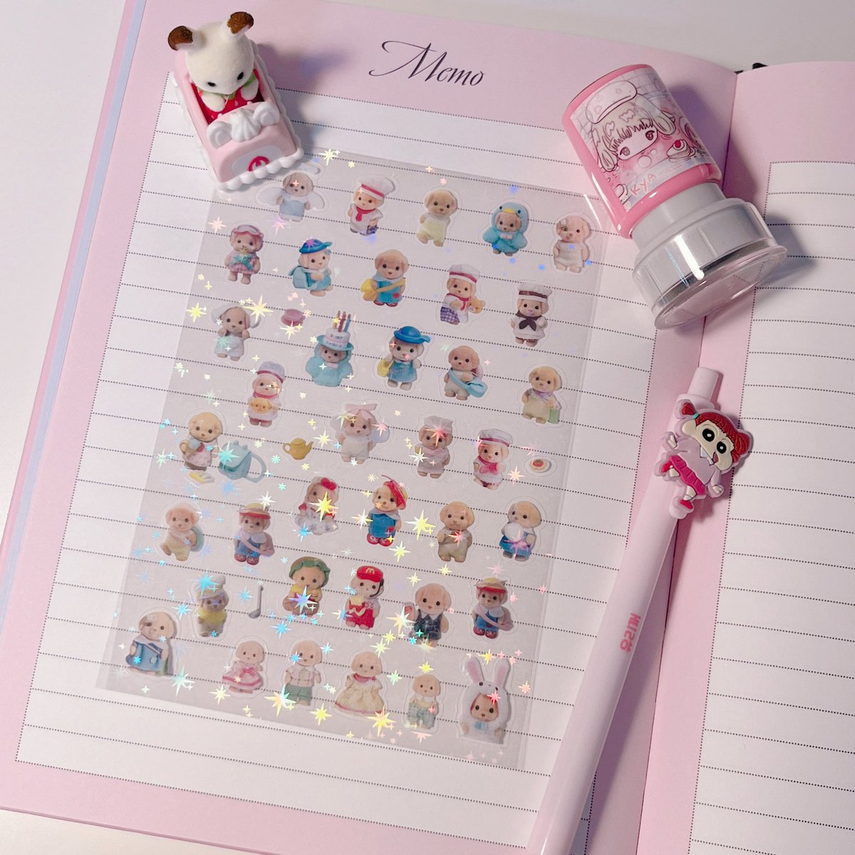 ꒰ giveaway ꒱
แจกสติกเกอร์แฟนเมดน้องหมาจาก Sylvanian Families 1 แผ่นคับ แผ่นเคลือบกลิตเตอร์น่ารักมากก

♡ สุ่มจากรีทวีต
♡ ประกาศผล 30 กันยายน 2024

ค่าส่งนอร์ดี้ออกให้เองค่ะ ✮

#callmeberrygiveaway