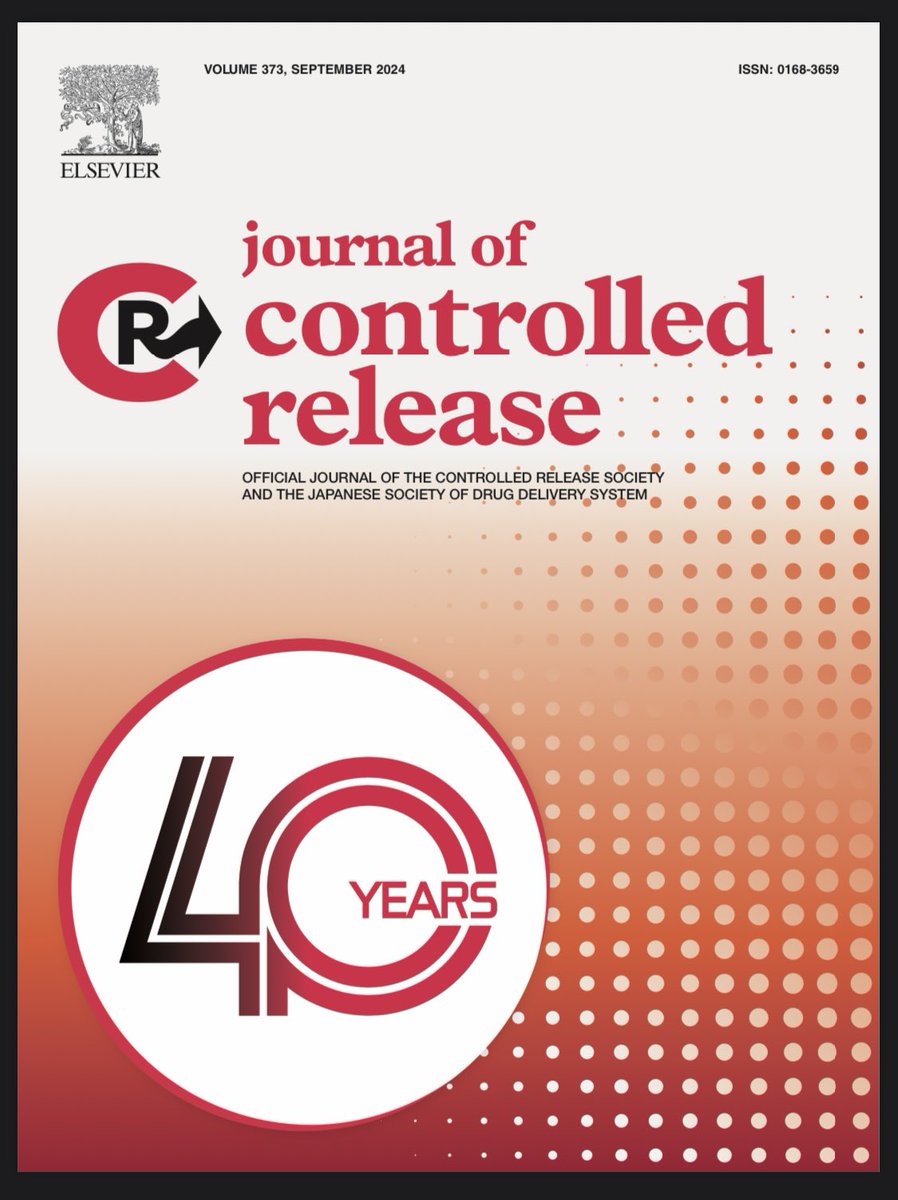 Twan Lammers (@twan_lammers) on Twitter photo Check out the 40 Years Anniversary Issue of JCR / <a href="/JCRnEDITORS/">J Controlled Release</a>
Quality and quantity (978 pages!) of authors and contributions are amazing👌
Highlights include a masterpiece by Prof. Jindrich Kopecek and orations by <a href="/AnaBeloqui1/">Ana Beloqui</a> and <a href="/GormleyLab/">Adam Gormley</a>
👉 sciencedirect.com/journal/journa… Check out the 40 Years Anniversary Issue of JCR / <a href="/JCRnEDITORS/">J Controlled Release</a>
Quality and quantity (978 pages!) of authors and contributions are amazing👌
Highlights include a masterpiece by Prof. Jindrich Kopecek and orations by <a href="/AnaBeloqui1/">Ana Beloqui</a> and <a href="/GormleyLab/">Adam Gormley</a>
👉 sciencedirect.com/journal/journa…